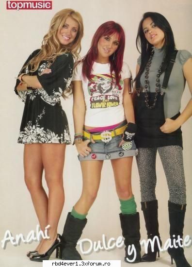 poze fetele - poze cu anahi mayte y dulce - Trupa RBD